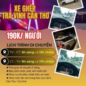 Xe Ghép Trà Cú - Cần thơ